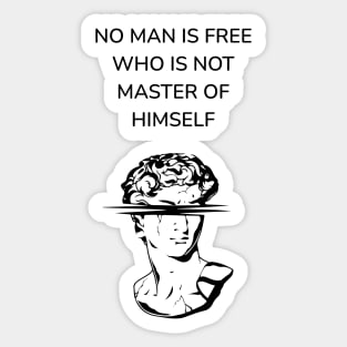 Stoic Philosophy Quote Sticker